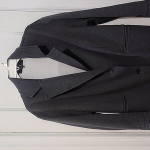 Brand New Long Fleece Coat - Gray Size M/L